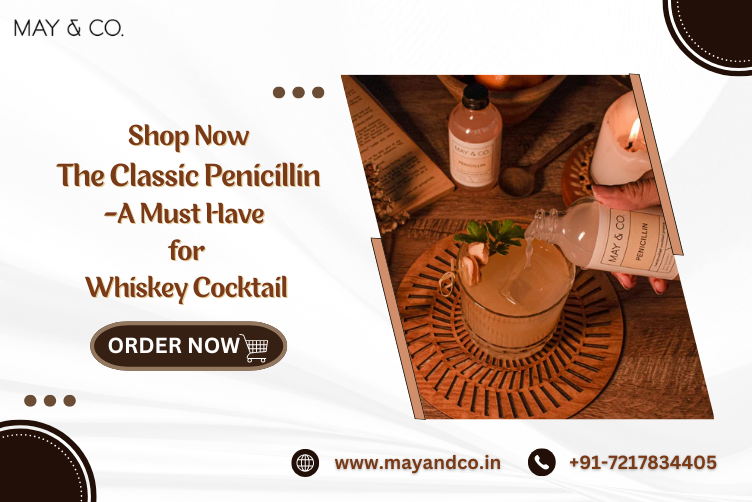 Shop the Classic Penicillin-A Must Have for Whiskey cocktail by May & Co.